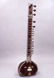 Sitar: a front view